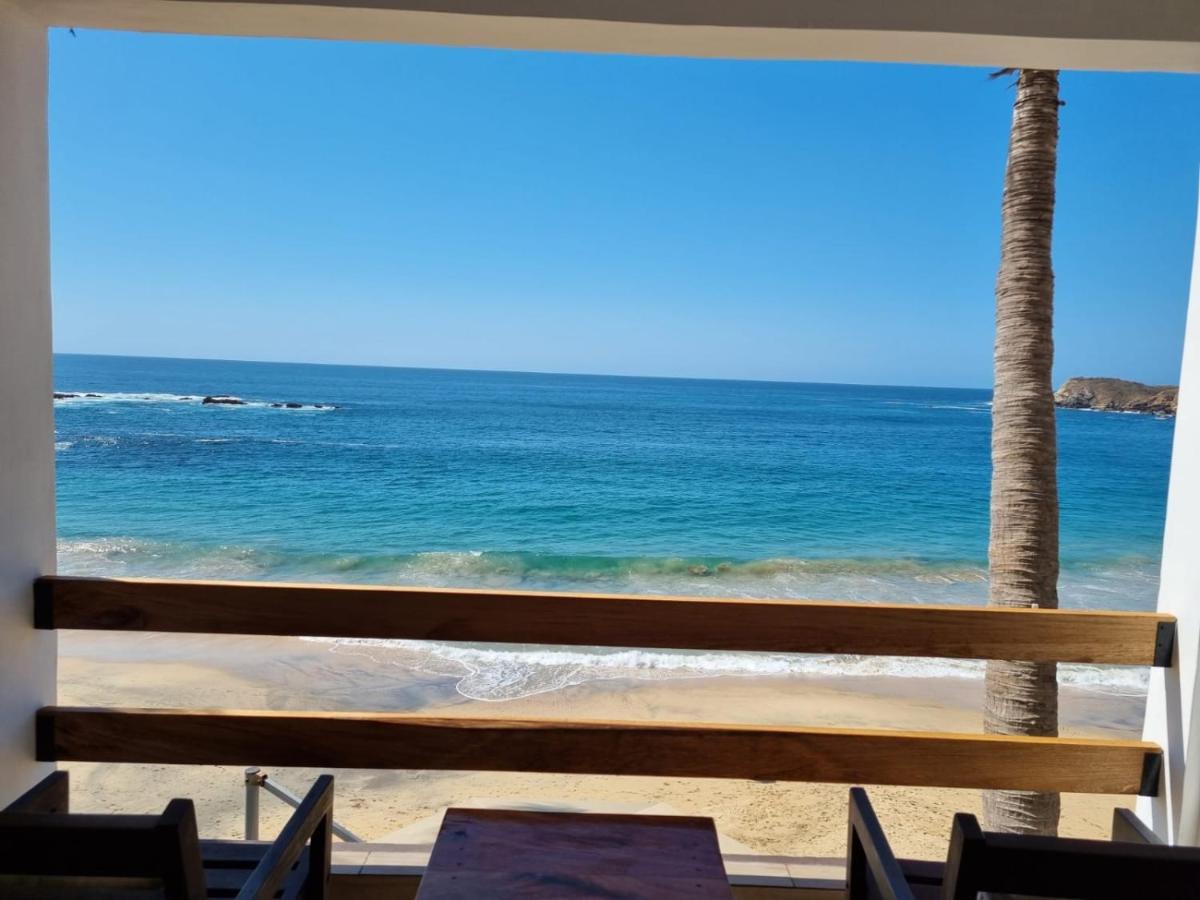 Posada Ziga Playa Mazunte Kültér fotó