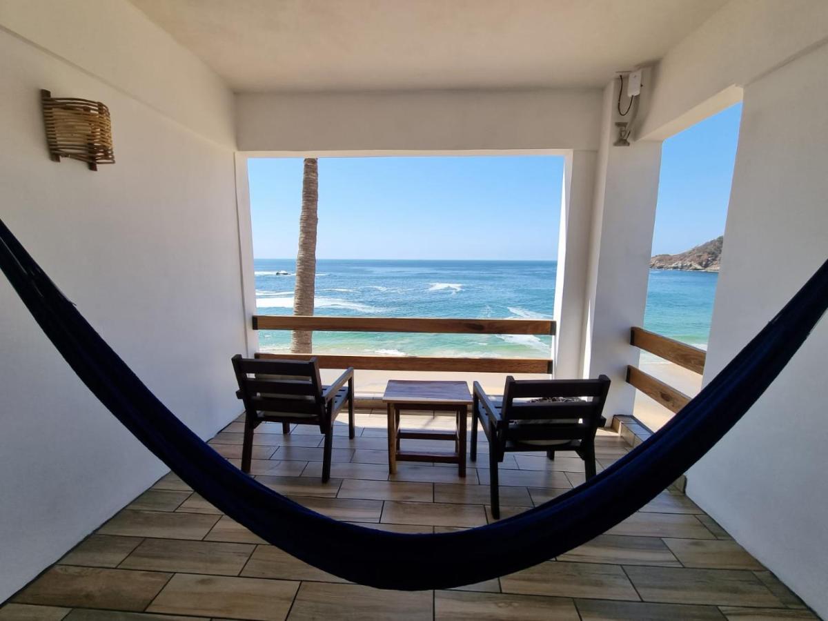 Posada Ziga Playa Mazunte Kültér fotó